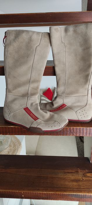 Buty zamszowe na zamek