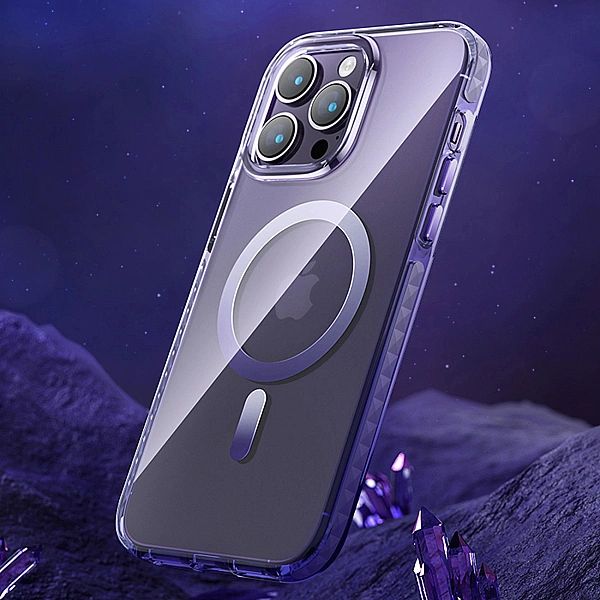Kingxbar PQY Ice Crystal Series magnetyczne etui iPhone 14 Plus MagSaf