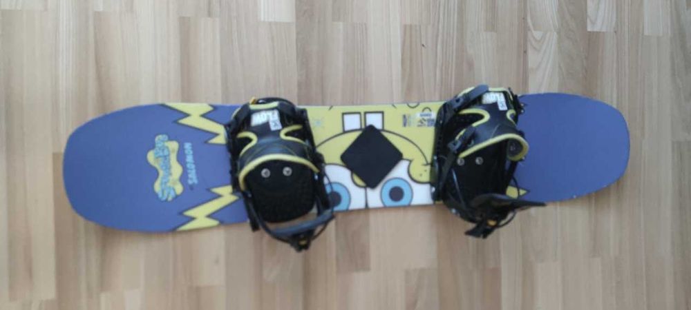 Deska snowboardowa snowboard dla dziecka Salomon 110 cm wiązania Flow