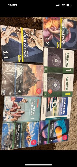 Podręczniki do 1 klasy liceum