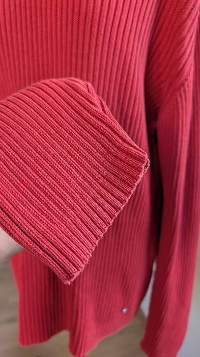 Oryginalny sweter vintage Tommy Hilfiger, 100% bawełna, L