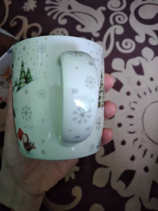 Kubek porcelanowy renifer