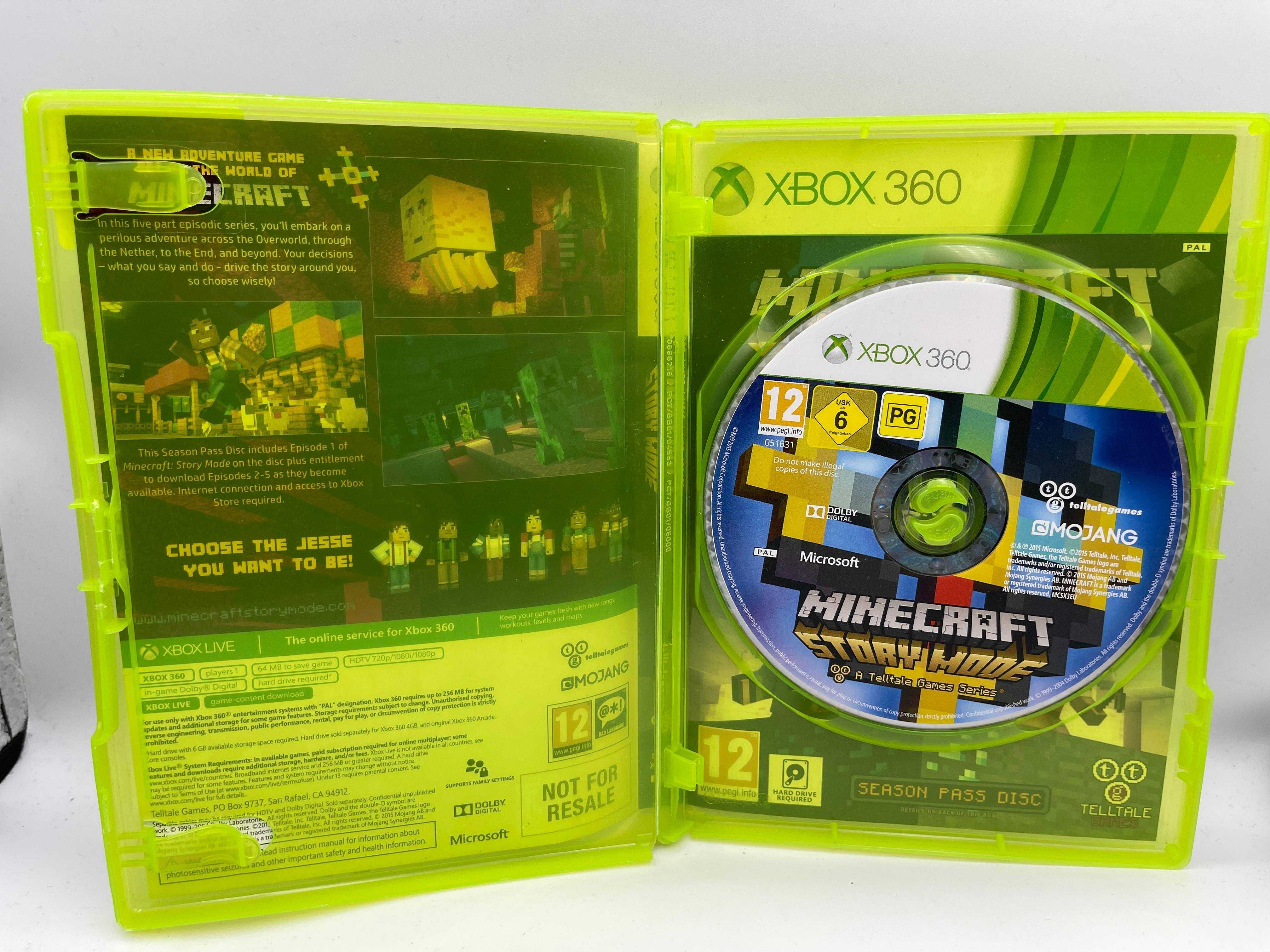 Minecraft Story Mode Xbox 360