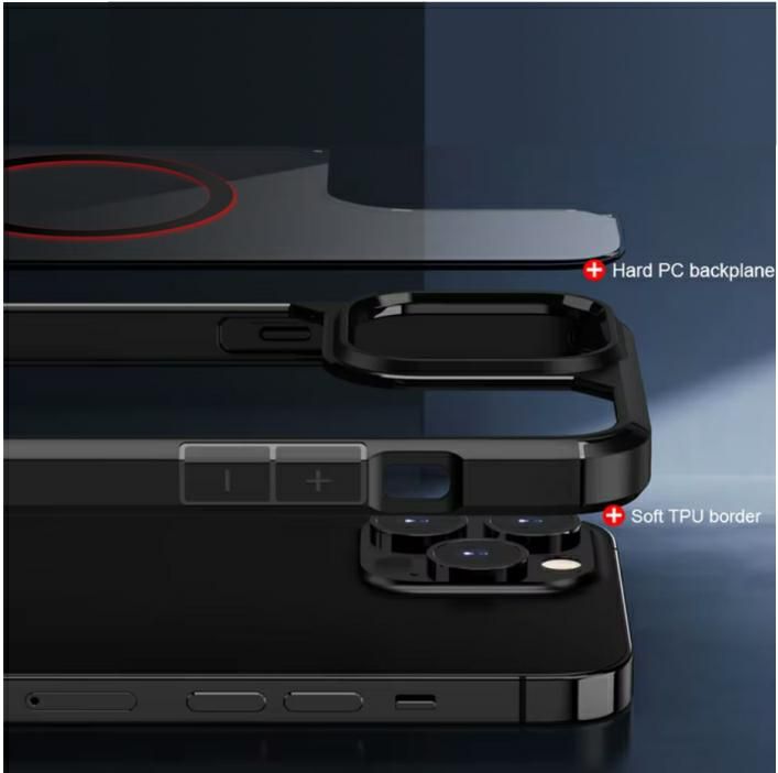 Etui Magnetyczne Mag Rim Case Do Iphone 16 6,1" Czarne