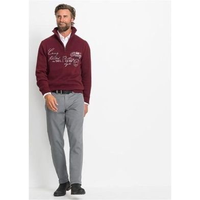 bonprix sweter golf rozpinany czarny męski 44-46