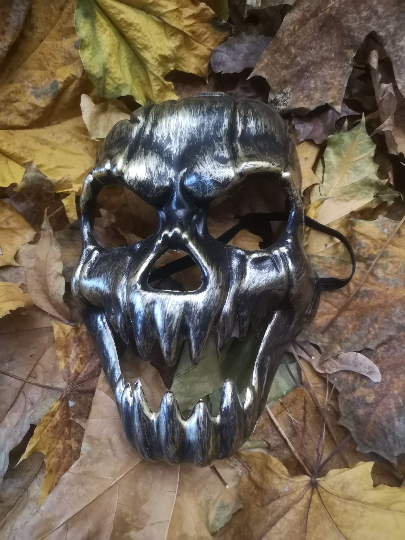 Карнавальная маска скелет монстр хелоуин хэлоуин косплей маскарад