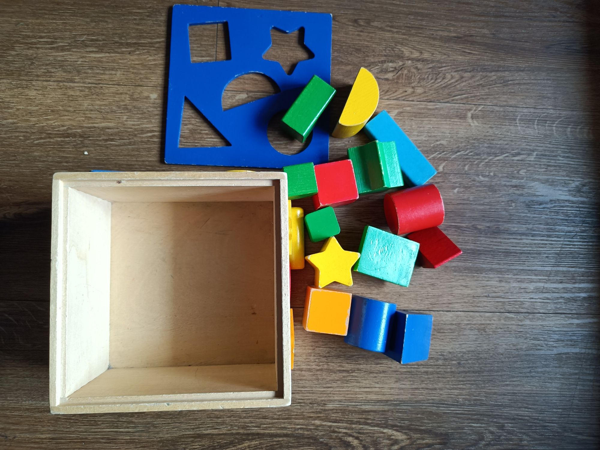 Klocki drewniane, puzzle drewniane