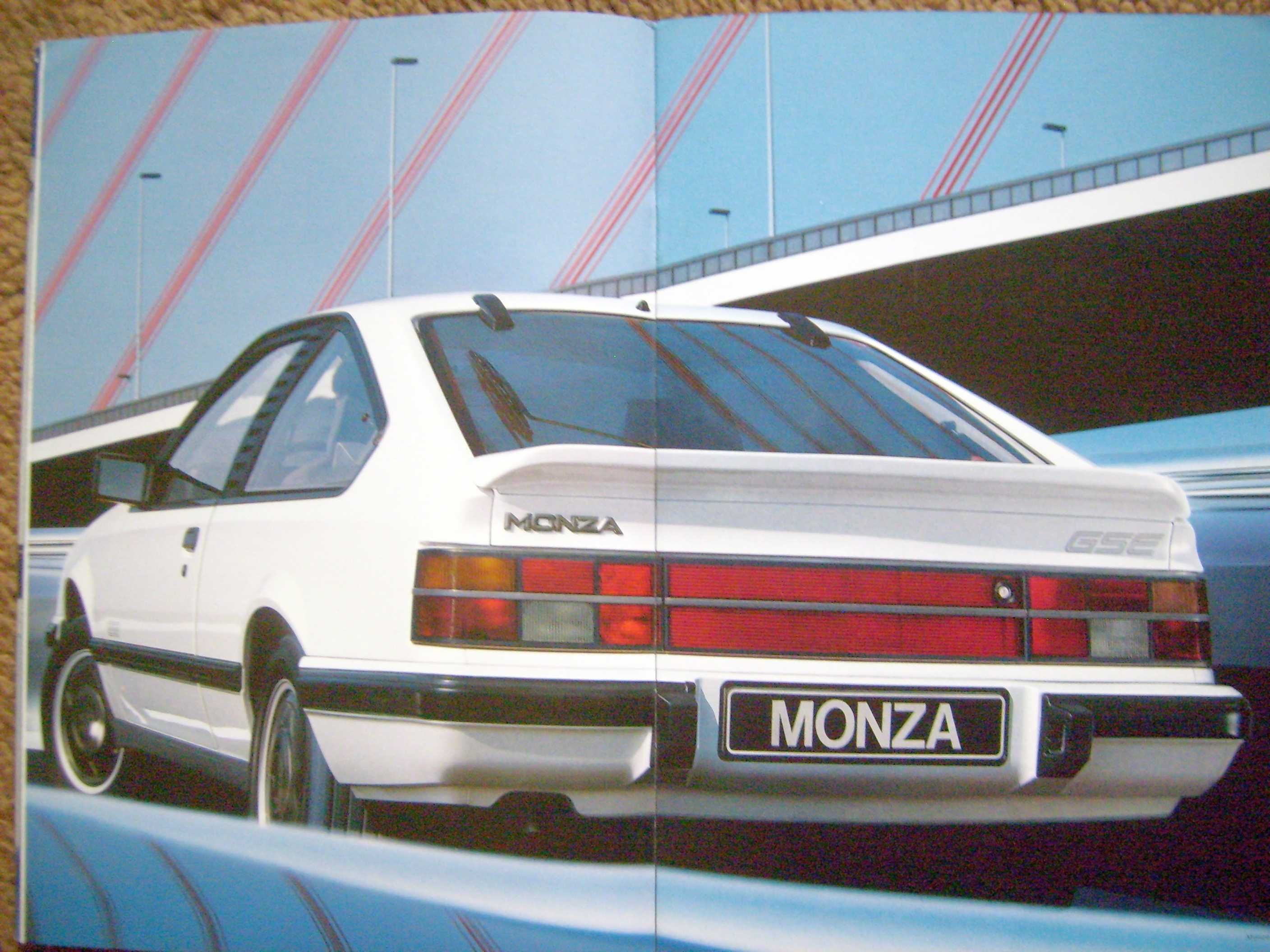 OPEL MONZA 1984 * prospekt 38 str. MONZA A2  / Wyprzedaż kolekcji !