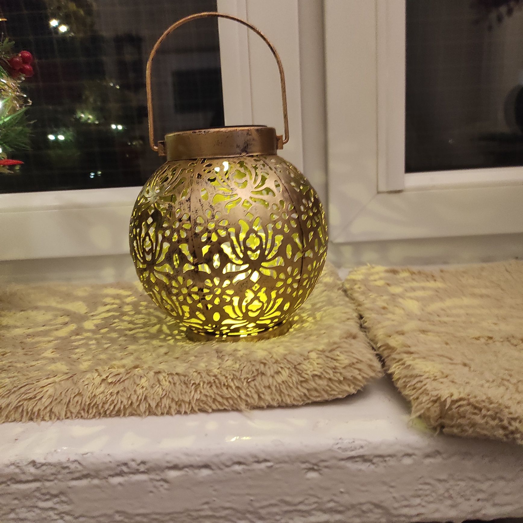 Lampa solarna metalowa led