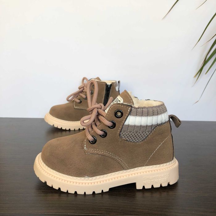 Черевики дитячі зимові 21-30 розміри, чорні та коричневі