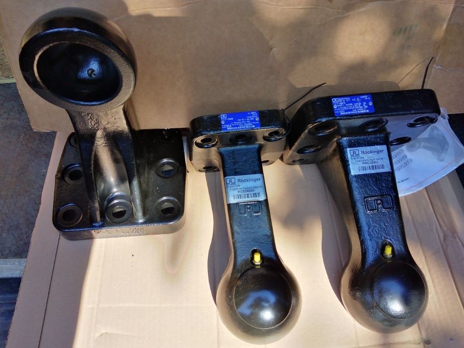 Zaczep kulowy K80 flansza 110x100 Kula Ucho dyszla 3000 kg Rockinger