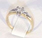 Pierścionek zaręczynowy Amore, Diament 0.2ct, z certyfikatem, roz. 7