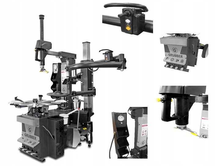 Montażownica do opon kół automatyczna z RunFlat GRUBBER GR922 400V