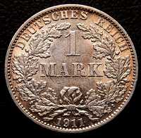 Moneta Cesarstwo Niemiec 1marka 1911r