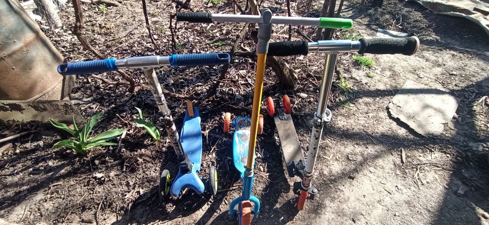 Самокат дитячий дівчинка хлопчик