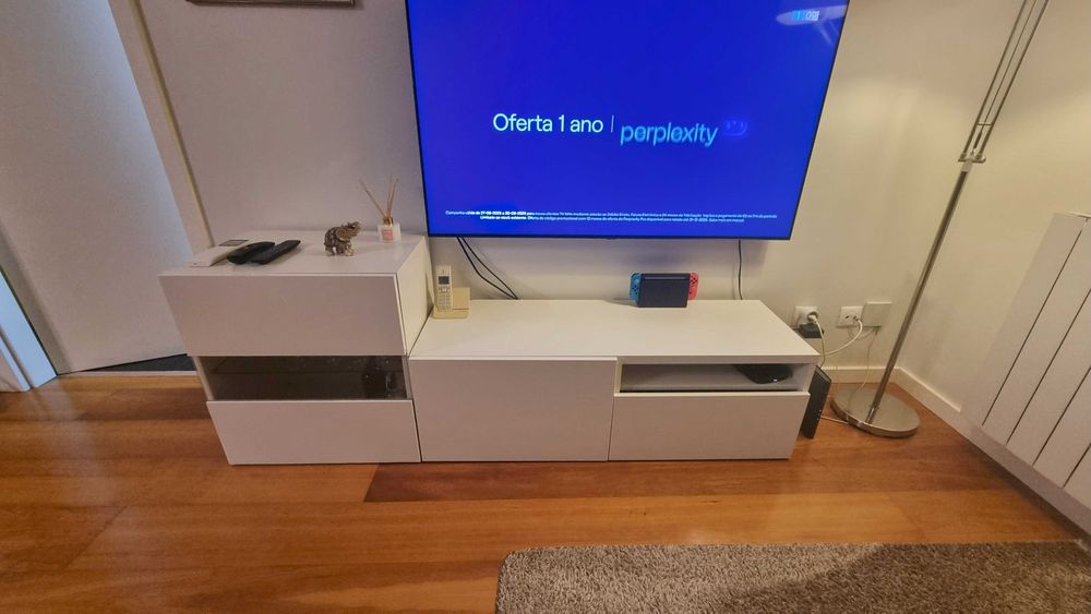 3 Móveis TV IKEA branco