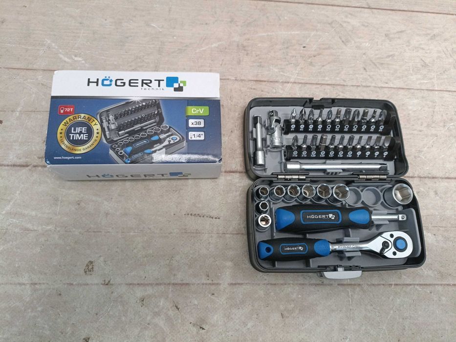 HÖGERT HT1R462 набір біт, головок та ключів 36 шт., 1/4"