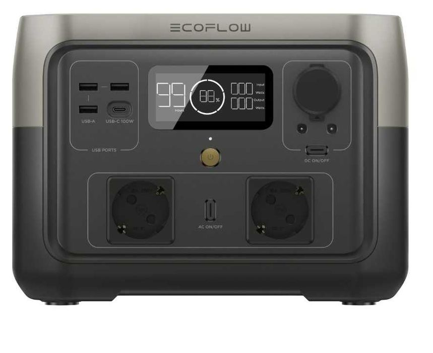 EcoFlow River 2 Max, 512 Вт/год, Європейська в наявності