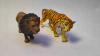 Sztuczne zwierzątka lew i tygrys