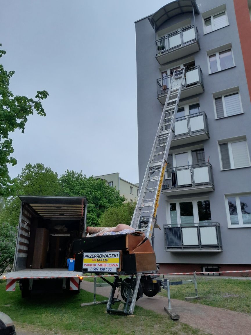 Przeprowadzki Winda Meblowa Wwozimy Wnosimy Sejfy Piania itp