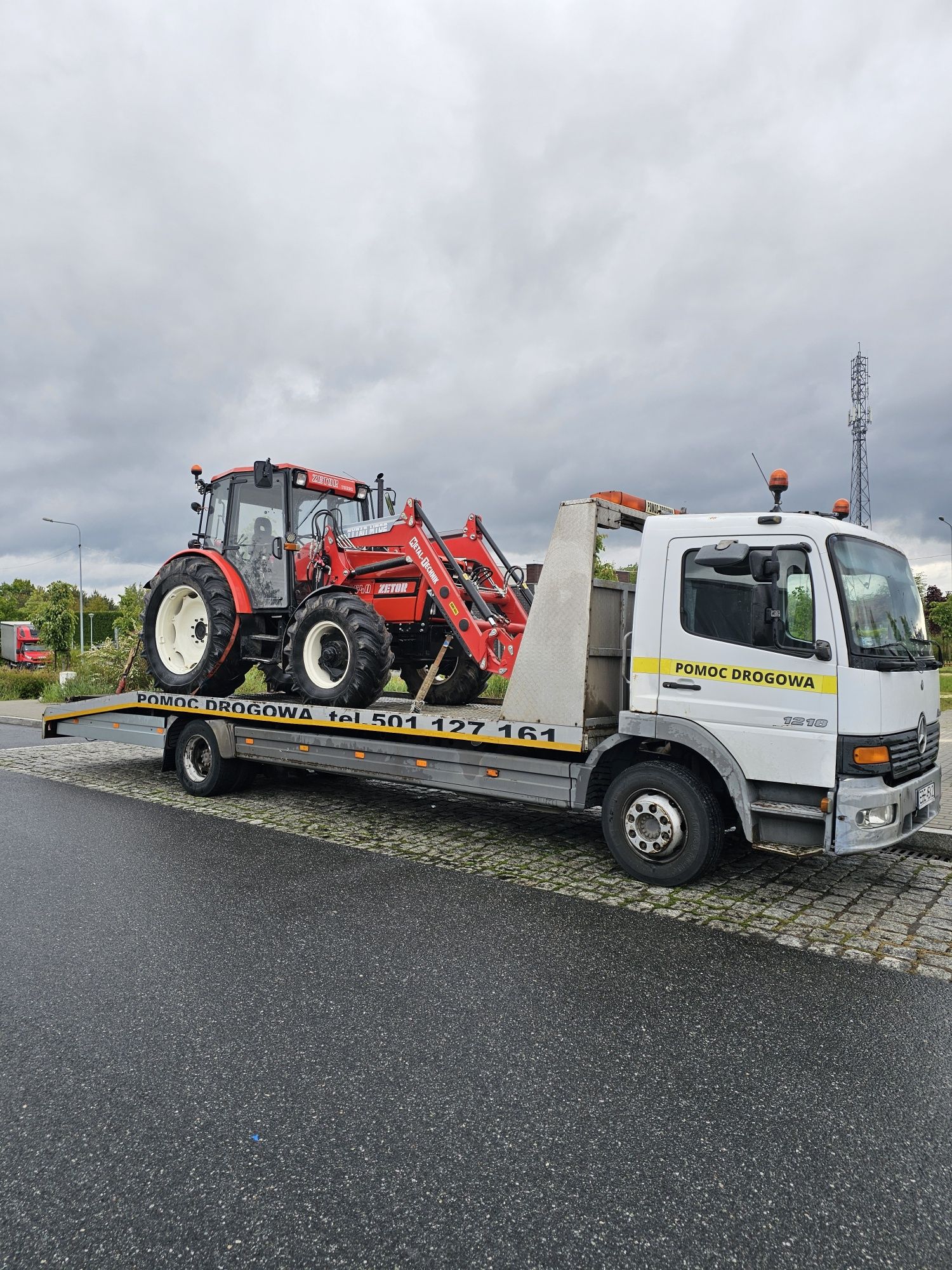 Mercedes Atego 1218 Pomoc Drogowa Laweta