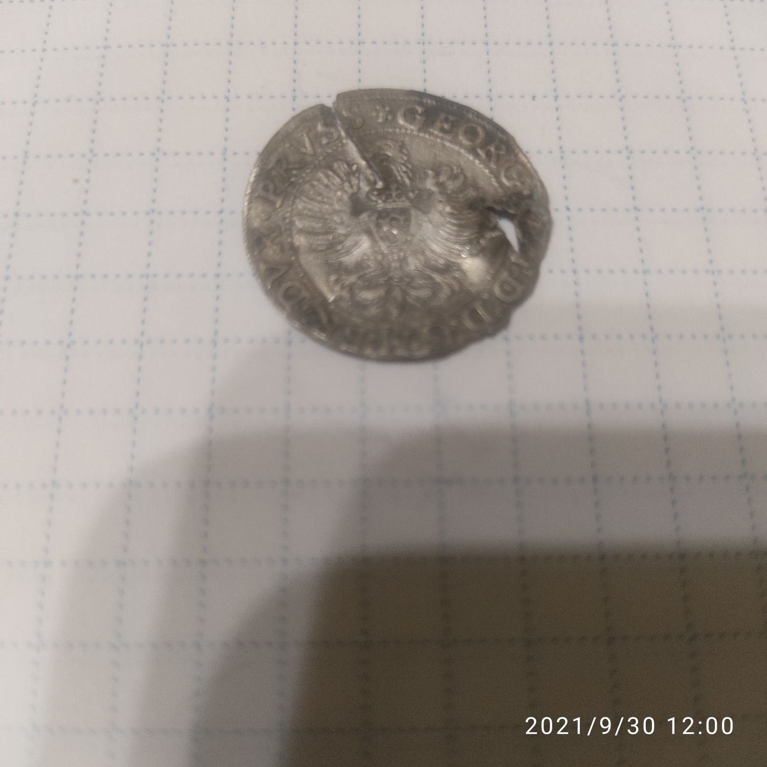 Грош 1586 год. Георг Фридрих