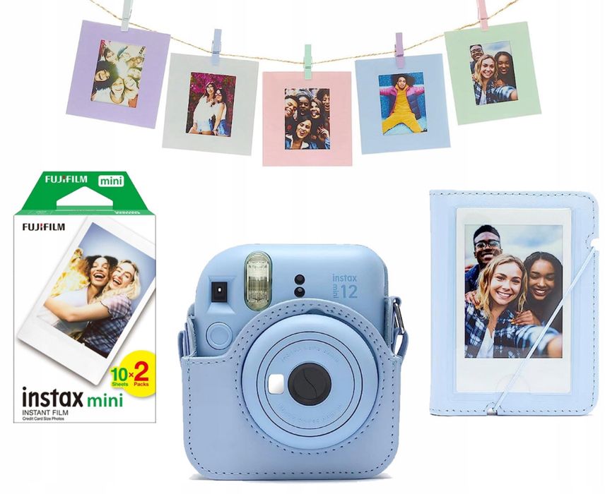Aparat Fujifilm Natychmiastowy Drukuje Zdjęcia Instax Mini 12 Kamera