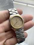 Omega Seamaster Polaris Quartz stal zloto