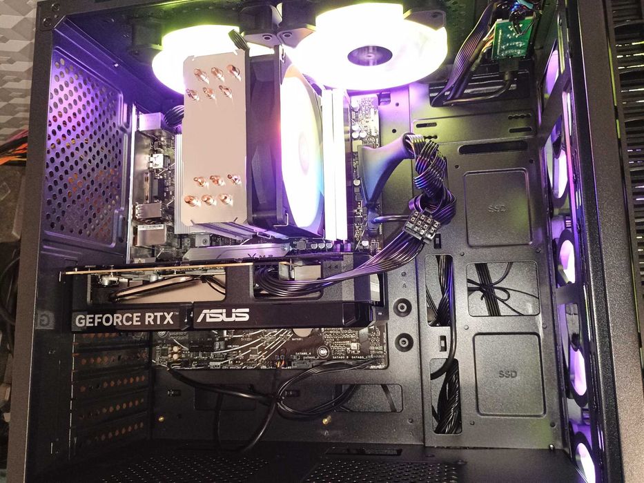 Ігровий ПК ryzen 7 8700F 5.0Gz 32GB ddr5 ssd 1000GB rtx5060 8gb