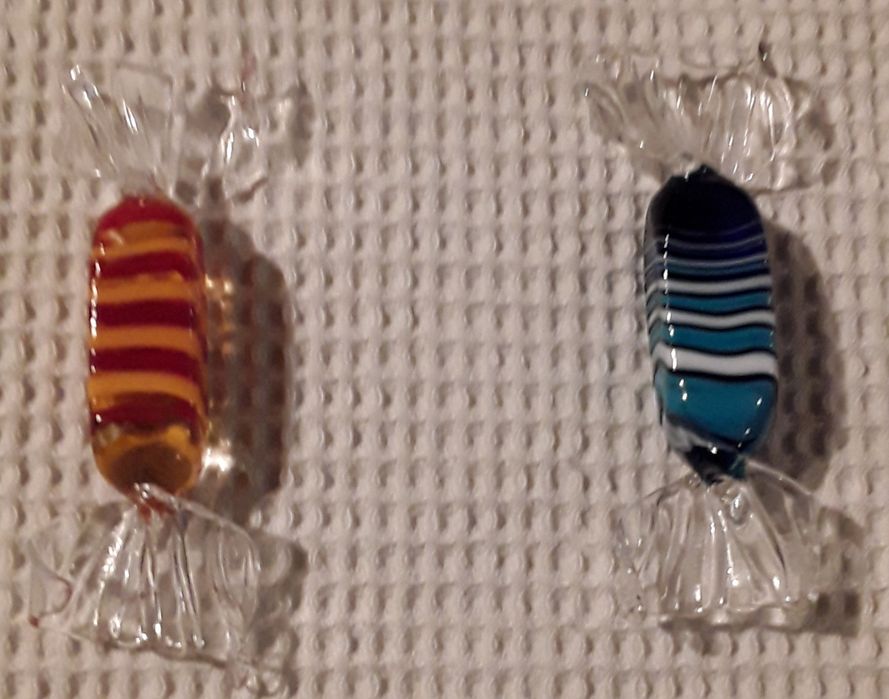 Doces/Rebuçados de vidro de Murano (Itália)
