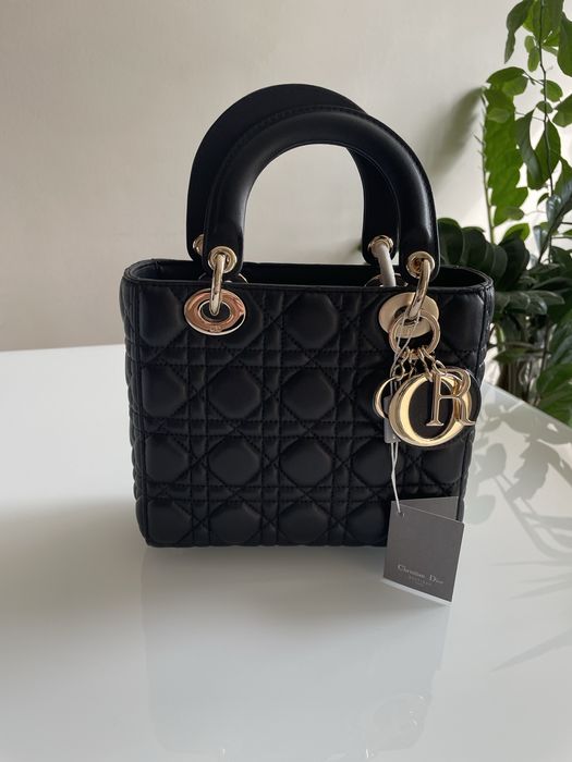 Diana czarna torba Dior size M