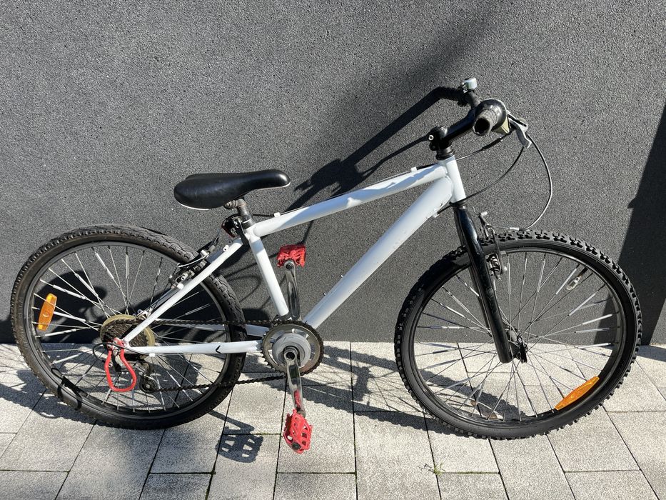 Rower BTWIN 24cale biały