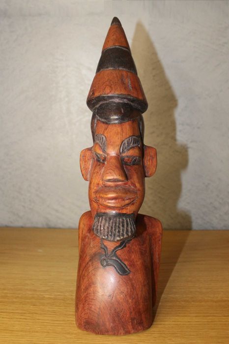 Escultura Africana Madeira (1968) - Angola