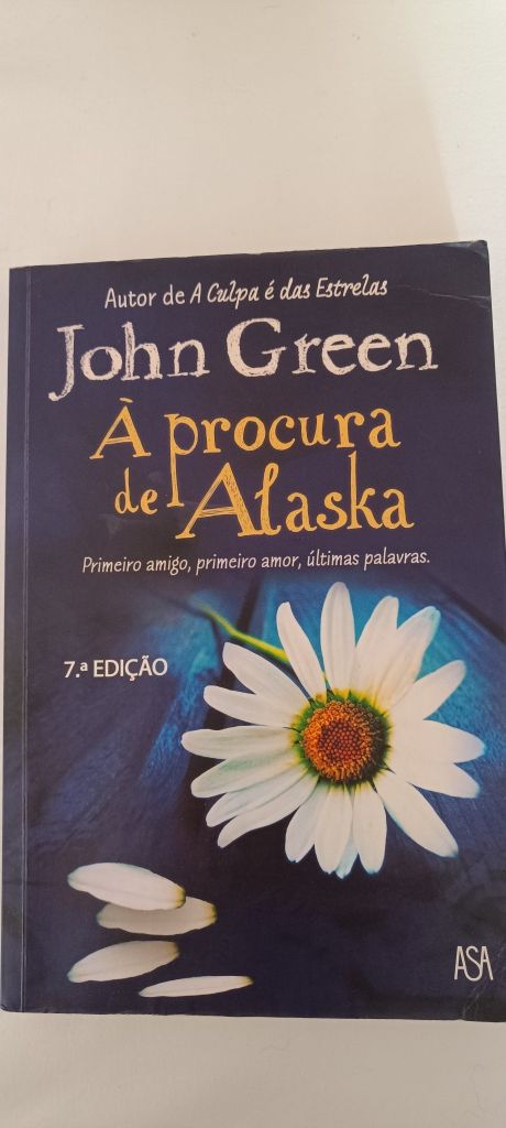 Livro " À procura de Alaska"