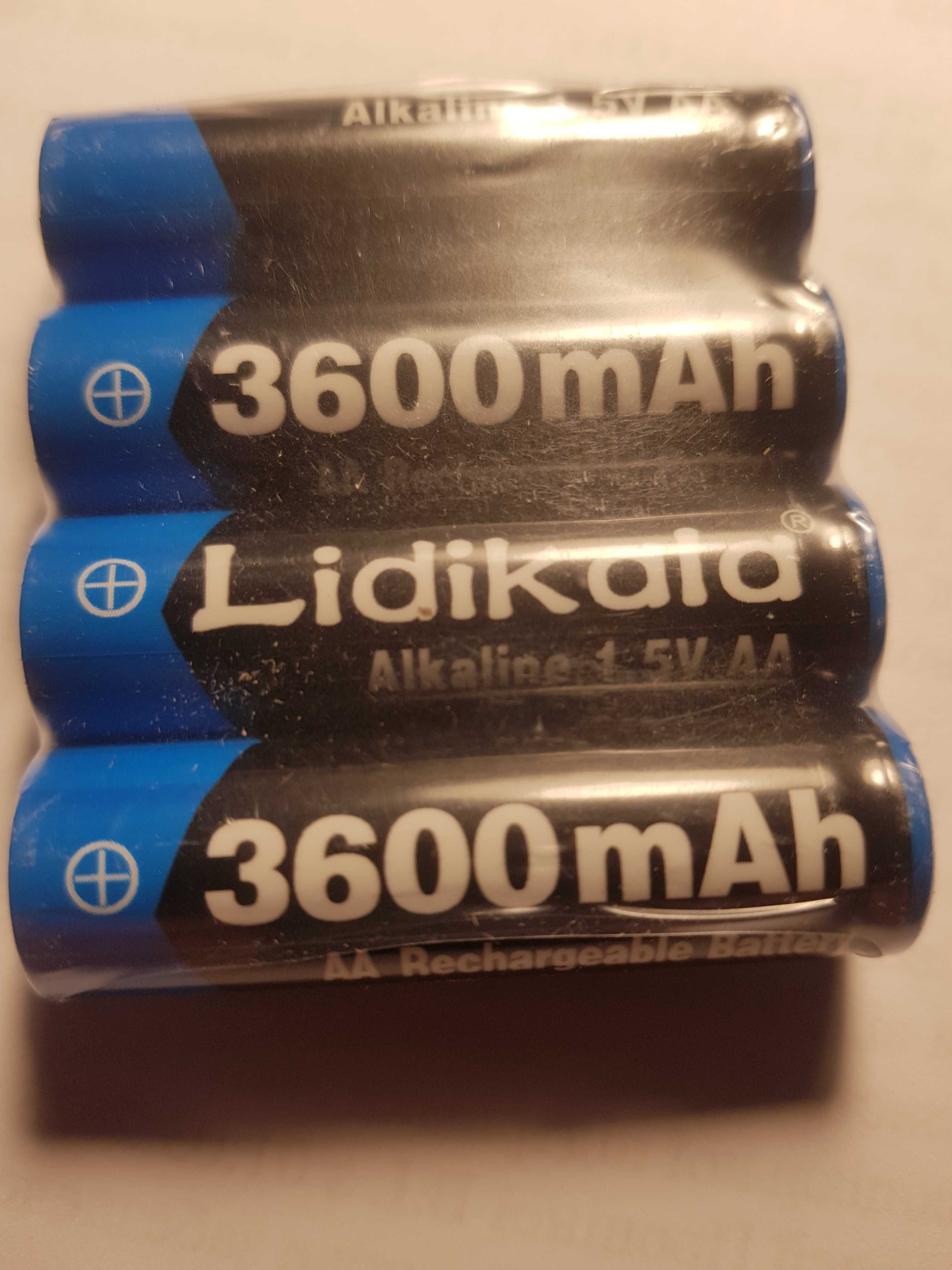 Щелочная аккумуляторная батарея 1.5 V 3600 mAh Тип(размер)-АА Lidikala