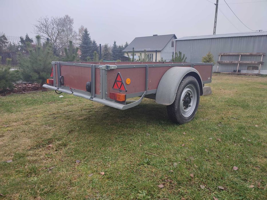Przyczepka lekka 225cm 750kg dmc. z Niemiec MOCNA z dokumentami