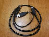 Kabel 2x USB - 1x mini USB do dysku zewnętrznego 40 cm