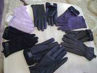 перчатки женские кожаные размер 7  новые и б/у, мужские р.ML