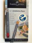 Kredki akwarelowe Goldfaber Aqua - Faber-Castell - 12 kol. met. opak.