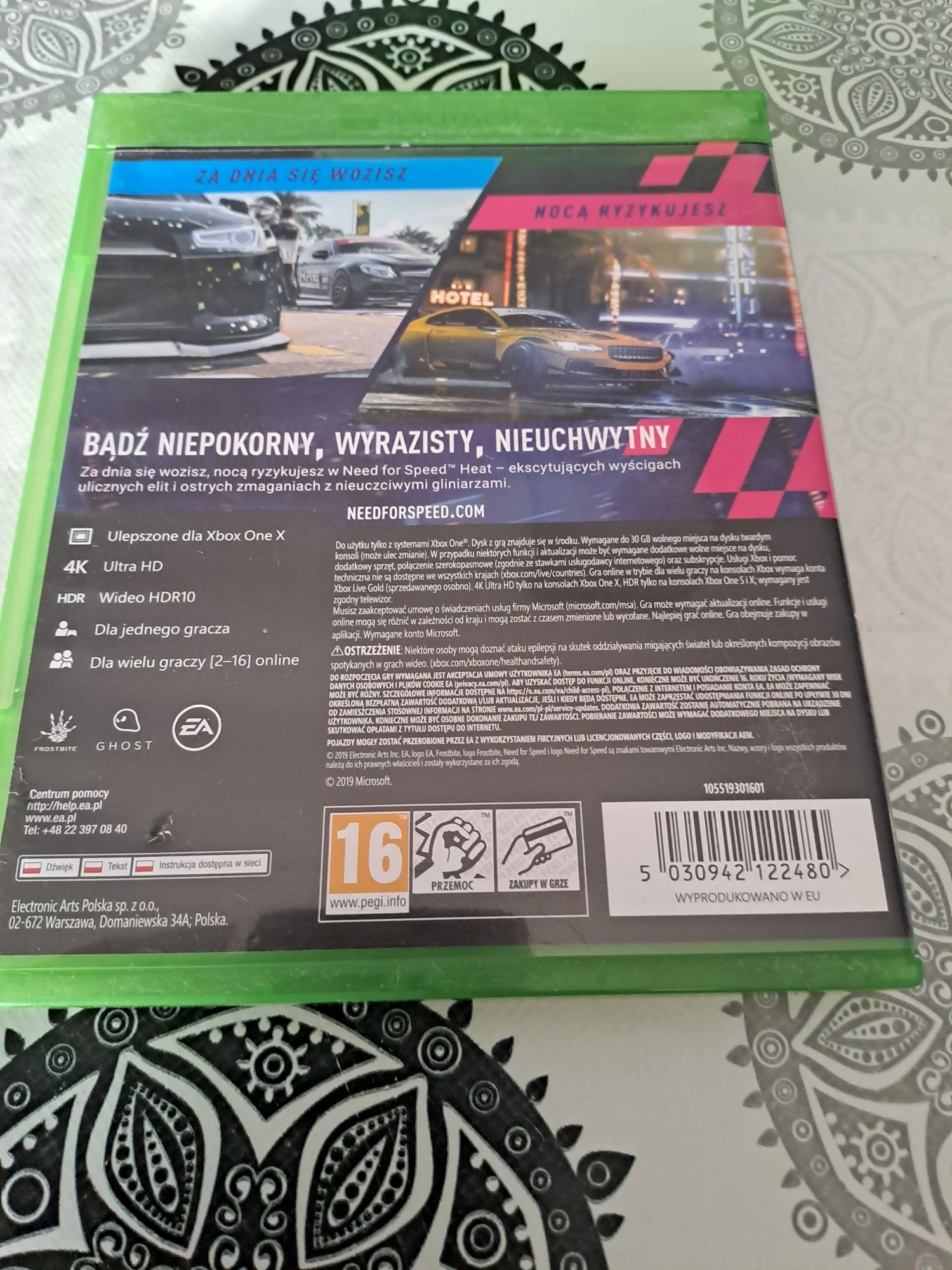 Gra do Xbox One NFS stan bardzo dobry