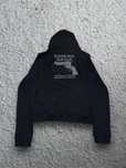 VETEMENTS Eleven Inch Gun Club Zip Hoodie Cropped Opium Balenciaga