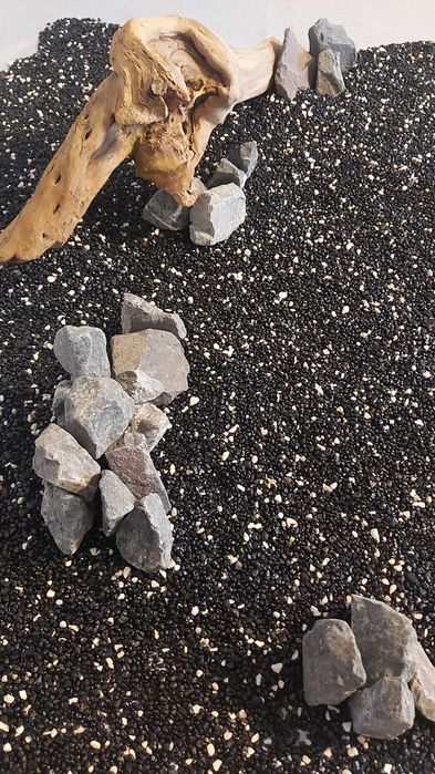 Akwarium 56l jak nowe, pełen zestaw, LED, aranżacja i sprzęt