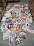 150 Revistas vintage de 1945/1950 de bordados crochê artes