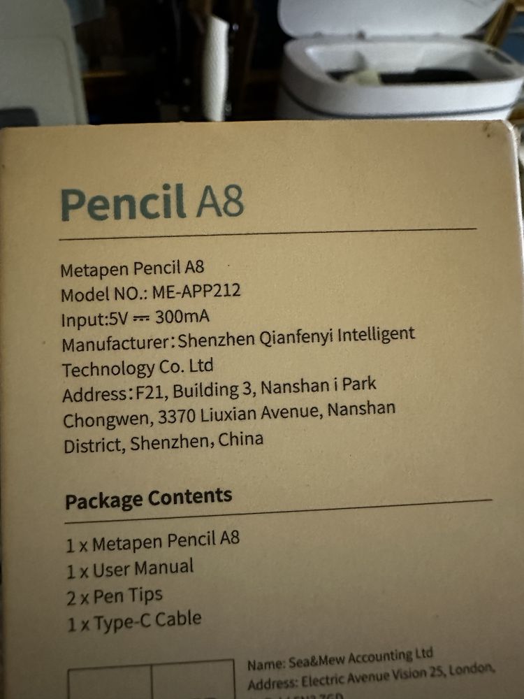 Metapen iPad Pencil A8 белая  (2X швидша зарядка та міцніший