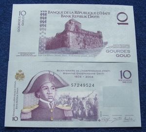 HAITI 10 GOURDES - Banknot Kolekcjonerski w Stanie UNC ZESTAW