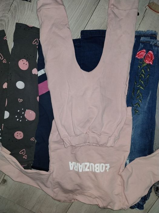 zestaw ubrań dla dziewczynki 98/104