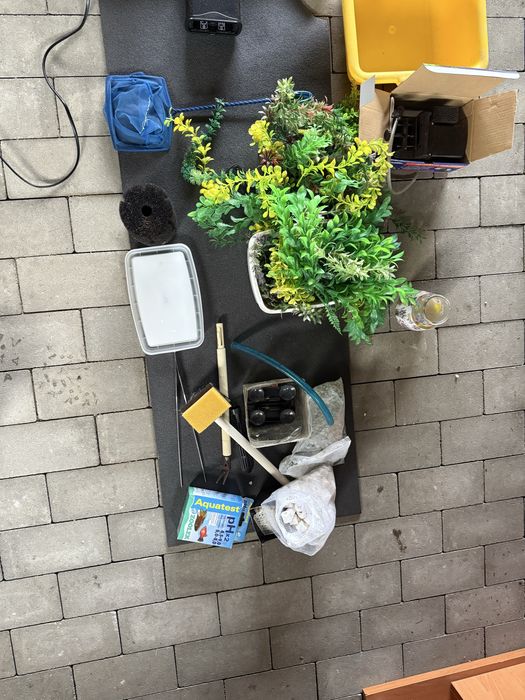 zestaw akwarium 240l + niezbędne akcesoria