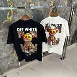 Футболка Off-white x kaws мужская унисекс оверсайз оригинал мультяшная