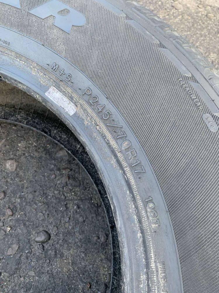 Шини 245/70 R17 Goodyear 2020p всесезон  6,4/7,3мм