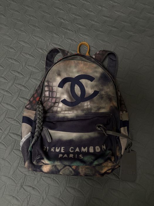 chanel graffiti рюкзак